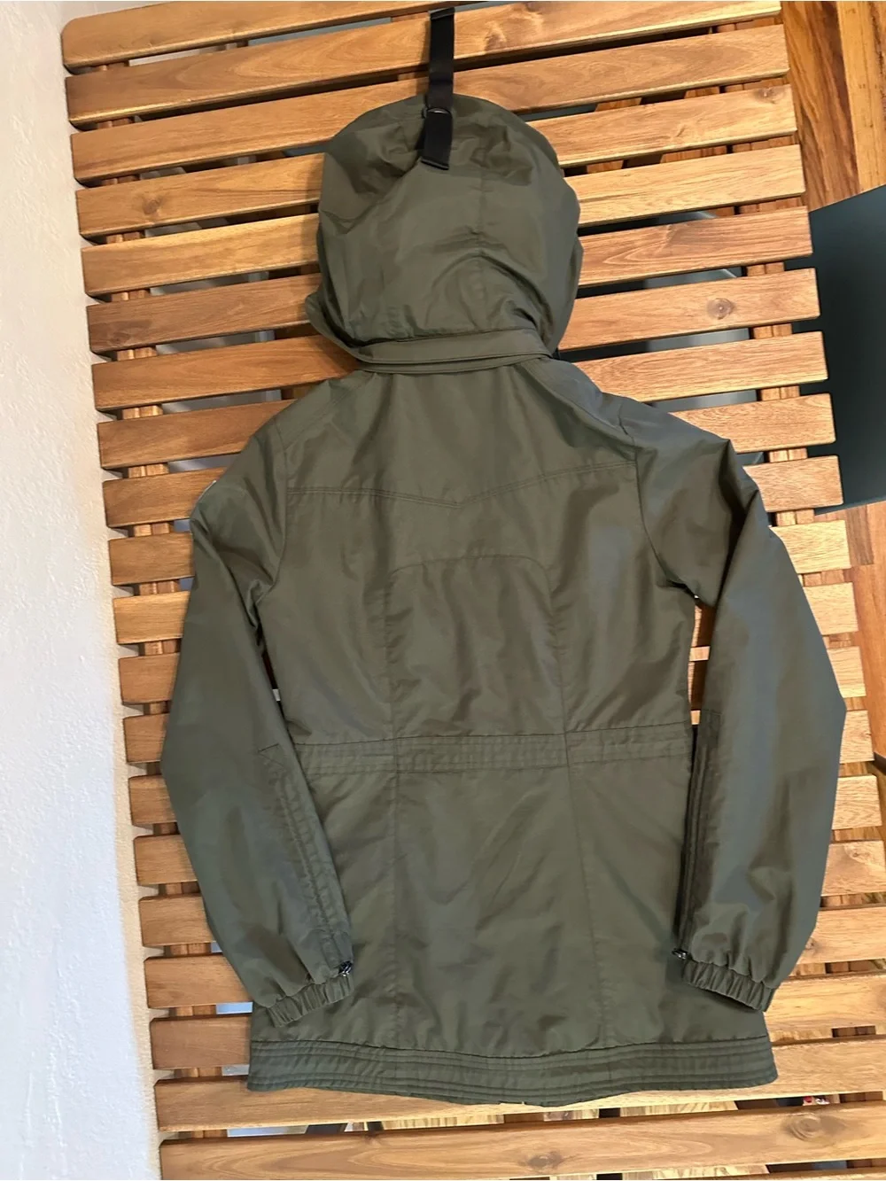 Nobis Men's Hooded Parka Jacket - Olive Green